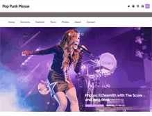 Tablet Screenshot of poppunkplease.com